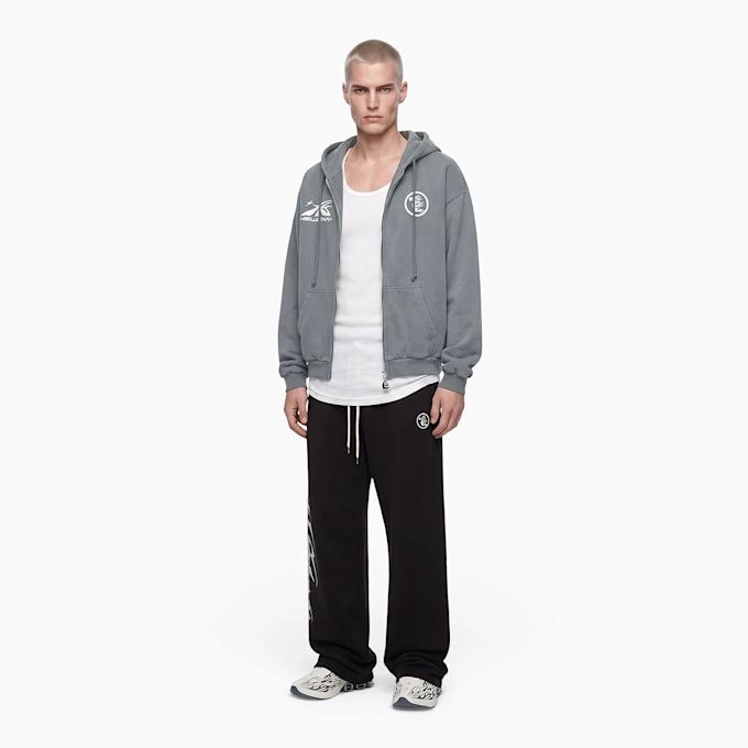HELLSTAR Logo Zip grey 106147 2