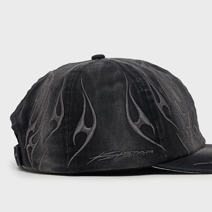 Hellstar Tribal Flame Hat Schwarz 106159 3