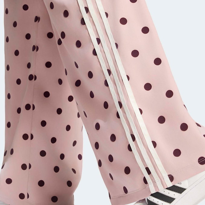 adidas Originals Satin Polka Dots Wide Leg Pant light pink 106193 5