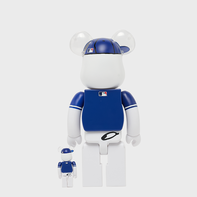 Medicom&nbsp; MLB x Peanuts Bearbrick Snoopy (Los Angeles Dodgers) 400% multicolore 106238 3
