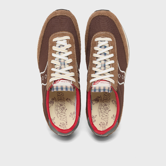 Saucony x Estudio Niksen Trainer 80 bruin 106243 4