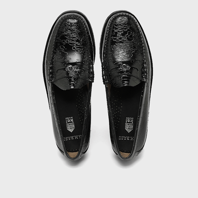 DSM Kei Ninomiya x G.H. Bass Larson Penny Loafers Schwarz 106790 4