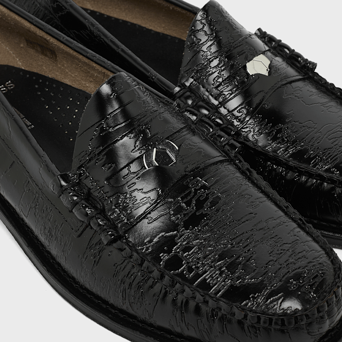 DSM Kei Ninomiya x G.H. Bass Larson Penny Loafers zwart 106790 6