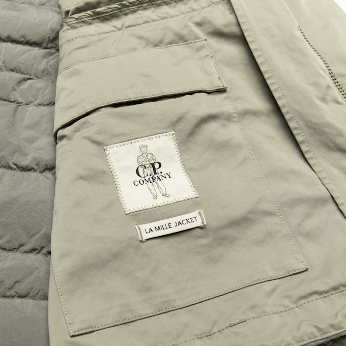 C. P. Company Outerwear Medium Jacket In Micro Kei beige 106807 6