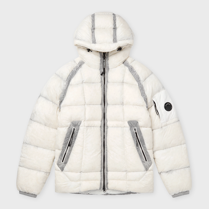 C. P. Company D.D. Shell Hooded Down Jacket  gauze white Undefinierte Farbe 106821 1