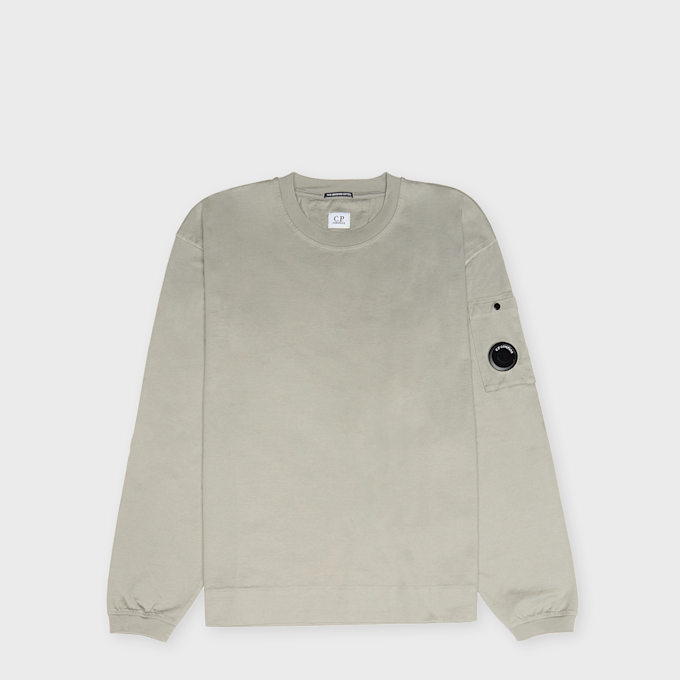 C. P. Company 30/2 Mercerized Jersey Twisted Longsleeve Grau 106836 1