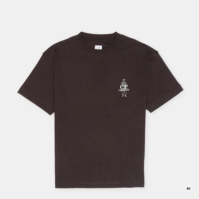 C. P. Company SS Comfort Logo T-Shirt black Undefined Color 106841 1