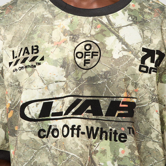 L/AB c/o Off-White Off Camo Soccer Jersey green 107248 3
