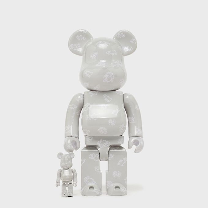 Medicom Bearbrick Keith Haring 13th. Ver. 400% & 100% multicolor 108735 1