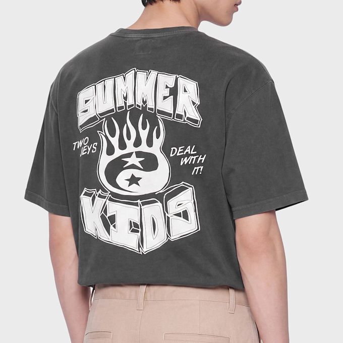 TwoJeys Summer Kids Black Tee grey 109553 3