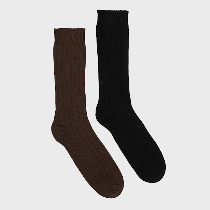 Wood Wood Dakota 2 Pack Socks desert palm/black Undefinierte Farbe 125914 2