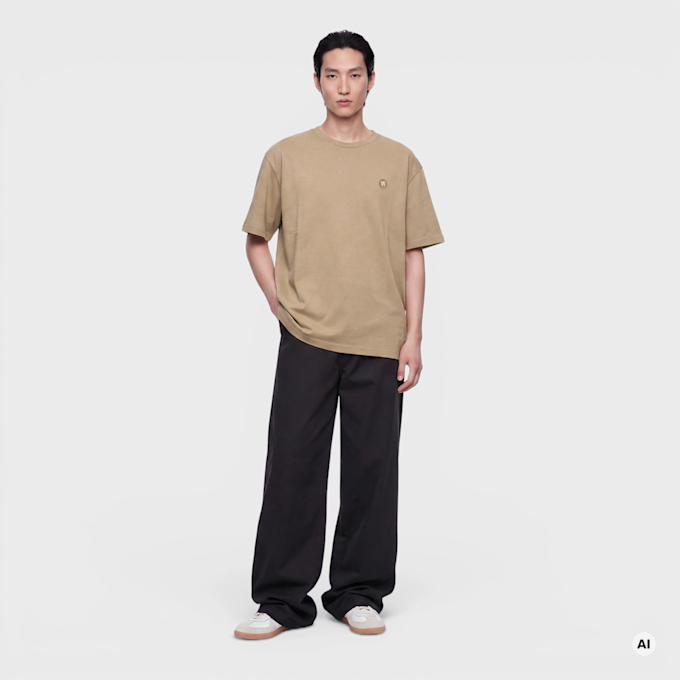 Wood Wood Ace T-Shirt beige 125994 2