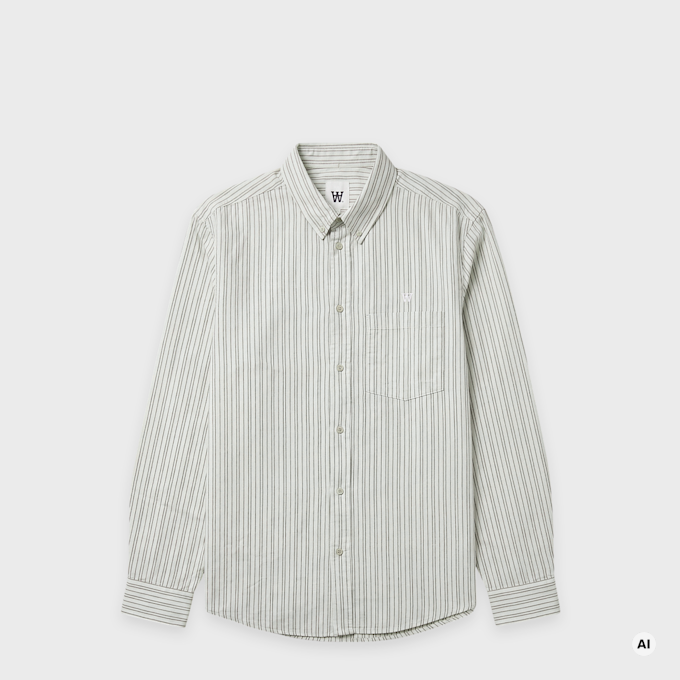Wood Wood Adam Shirt grey 125999 1
