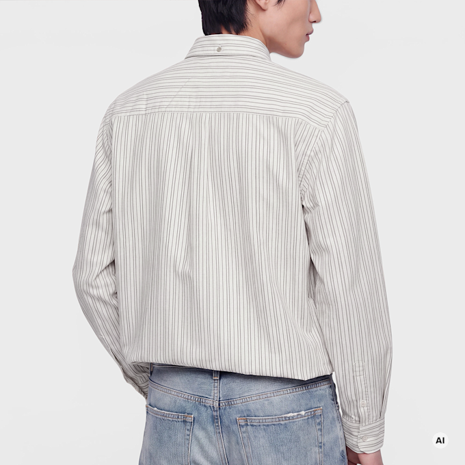 Wood Wood Adam Shirt grey 125999 3