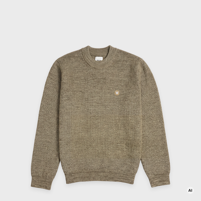 Wood Wood Halum Crew Neck beige 126004 1