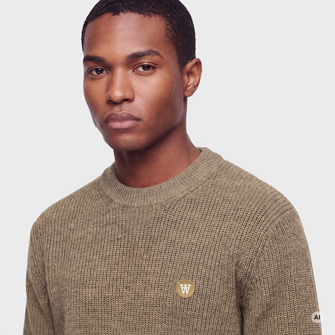 Wood Wood Halum Crew Neck beige 126004 3