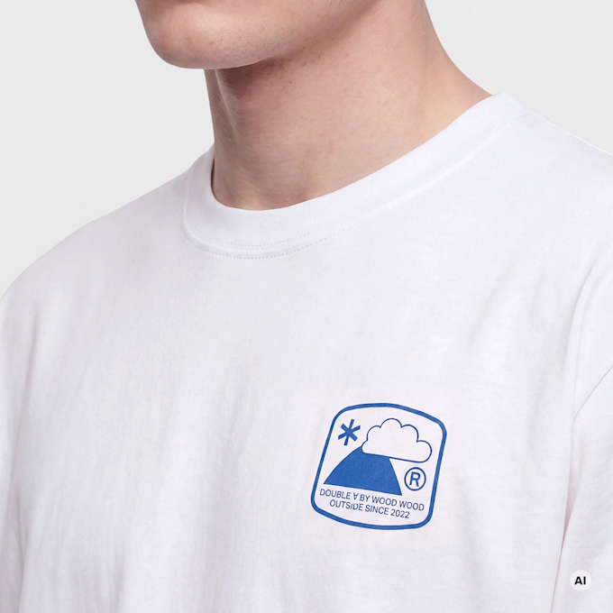 Wood Wood Ace Outsider T-Shirt bright white Undefined Color 126005 4