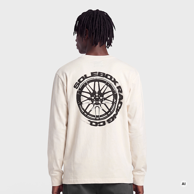 solebox Racing Longsleeve Tire Beige 140571 3