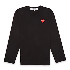Comme des Garcons Play Longsleeve zwart