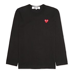 Comme des Garcons Play Play Sweatshirt schwarz