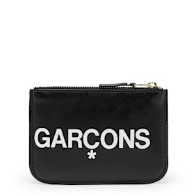 Comme des Garcons Wallet Huge Logo schwarz