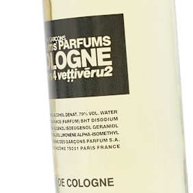 Comme des Garcons Parfums Series 4 Vetiveru Eau de Cologne  (125ml) multicolor