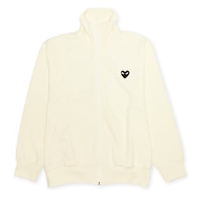 Comme des Garcons Play Play Sweatshirt Big Heart beige