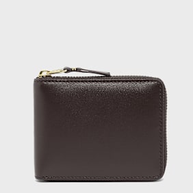Comme des Garcons Wallet Classic Leather Line brown