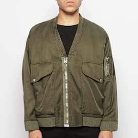 YMC Paninaro Bomber Jacket grün
