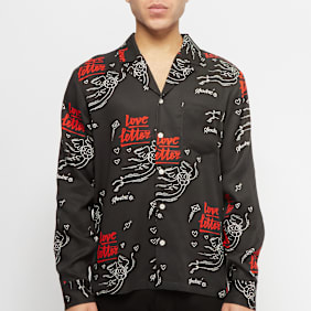 Soulland André Love Letter Joe Shirt black