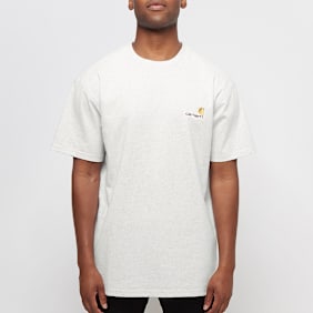 Carhartt WIP S/S American Script T-Shirt grijs