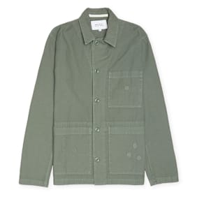 Norse Projects x Geoff McFetridge Mads Backsatin grün