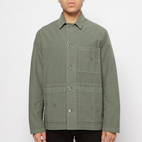 Norse Projects x Geoff McFetridge Mads Backsatin groen