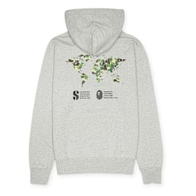 solebox x A Bathing Ape (BAPE) Hoodie grey