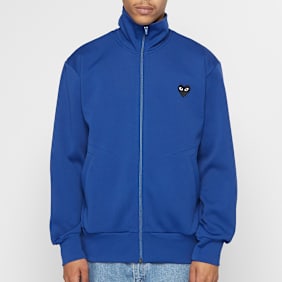 Comme des Garcons Play Play Sweatshirt Big Heart blau