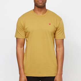 Comme des Garcons Play Red Heart T-Shirt gelb