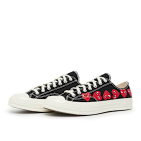 Comme des Garcons Play Multi Heart Chuck Taylor All Star '70 Low black