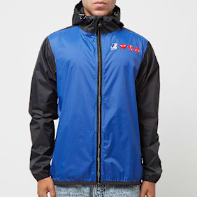Comme des Garcons Play K-Way Full Zip Jacket blau