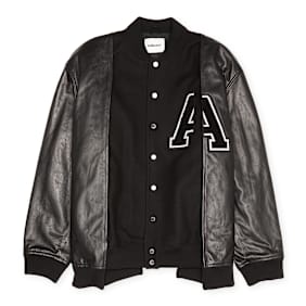 Ambush A Patch Varsity Jacket black