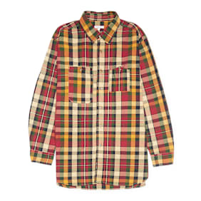 Engineered Garments Work Shirt Olive Cotton Ripstop multi-colour