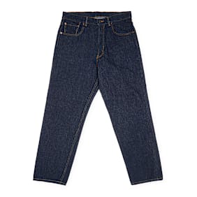 Beams Plus 5 Pocket Wide Denim blau