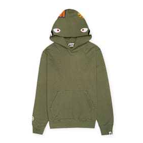 A Bathing Ape Shark Pullover Hoodie groen