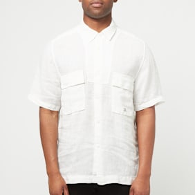 C. P. Company Linen Short Sleeved Shirt weiß