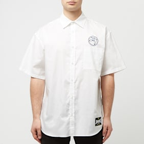 Ambush Circle Emblem Shortsleeve Shirt weiß