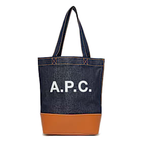 A.P.C. Tote Axel blauw
