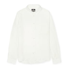 A.P.C. Cassel Logo Shirt (Linen) beige