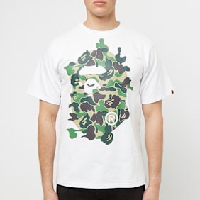 A Bathing Ape ABC Camo Rebuild Big Ape Head Tee weiß