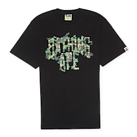 A Bathing Ape ABC Camo Rebuild NYC Logo Tee black