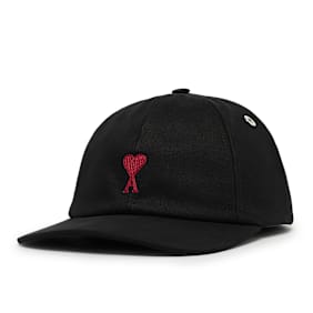 AMI PARIS Red ADC Embroidery Cap schwarz
