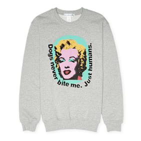 Comme des Garcons Shirt Sweatshirt juniper grijs